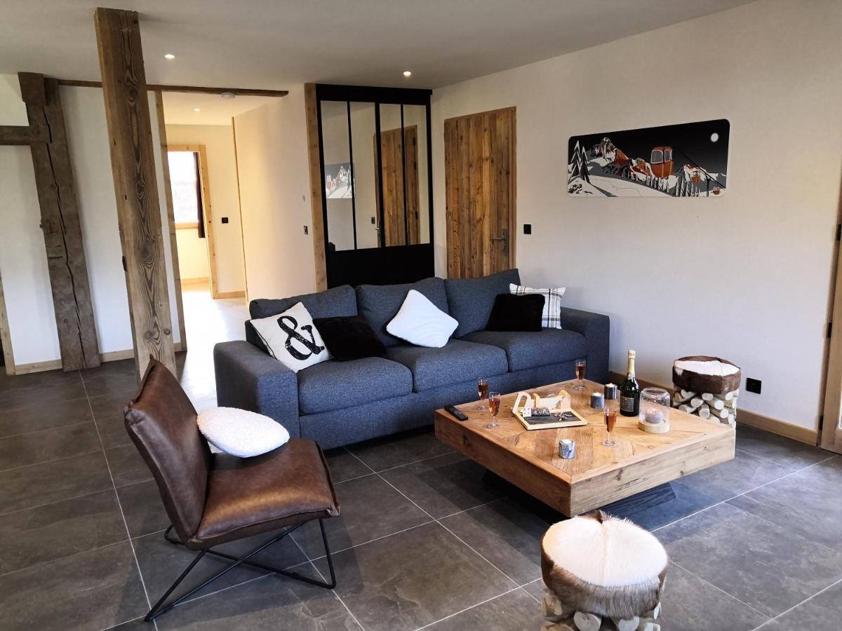 Chez Lucienne, Jacuzzi Et Sauna Samoëns Dış mekan fotoğraf