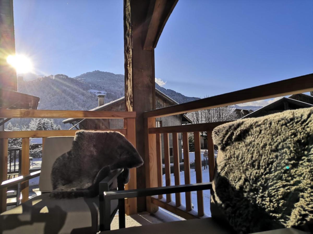 Chez Lucienne, Jacuzzi Et Sauna Samoëns Dış mekan fotoğraf