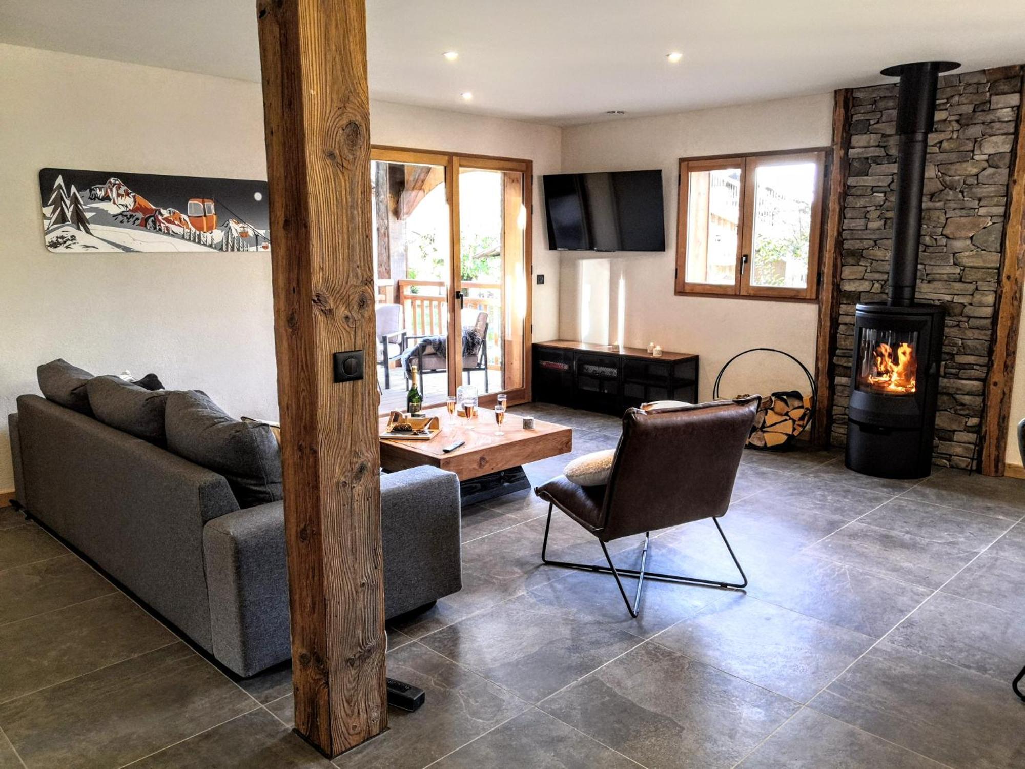 Chez Lucienne, Jacuzzi Et Sauna Samoëns Dış mekan fotoğraf