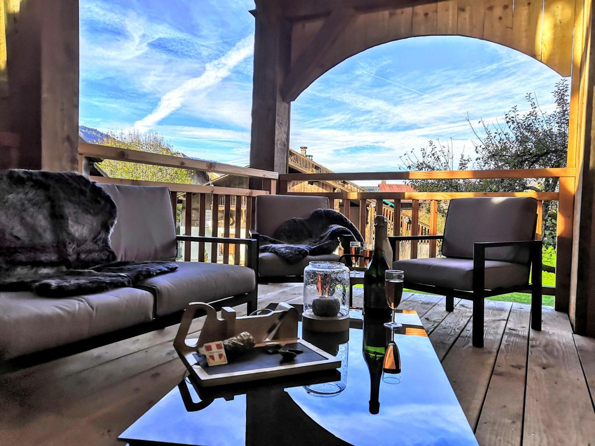 Chez Lucienne, Jacuzzi Et Sauna Samoëns Dış mekan fotoğraf